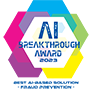 AI Breakthrough Awards 2023: Best AI-based Solution for Fraud Prevention