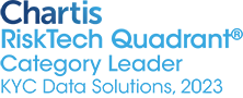 Chartis RiskTech  Quadrant ® 2023: KYC Data Solutions Category Leader